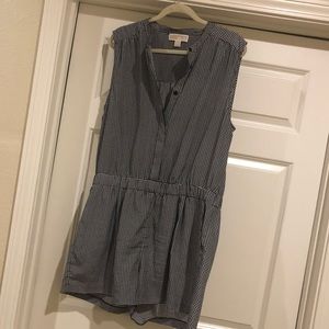 Michael Kors Black and White Romper